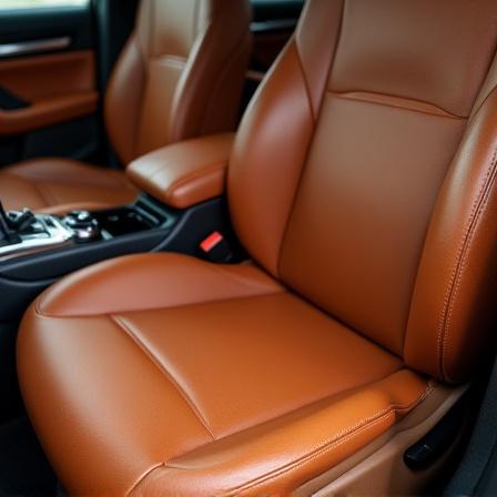 Prima e dopo trattamento pelle sedili